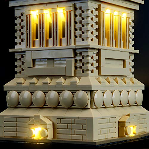 Image of BRIKSMAX Led Lighting Kit for Architecture Statue of Liberty- Compatible with Lego 21042 Building Blocks Model- Not Include The Lego Set