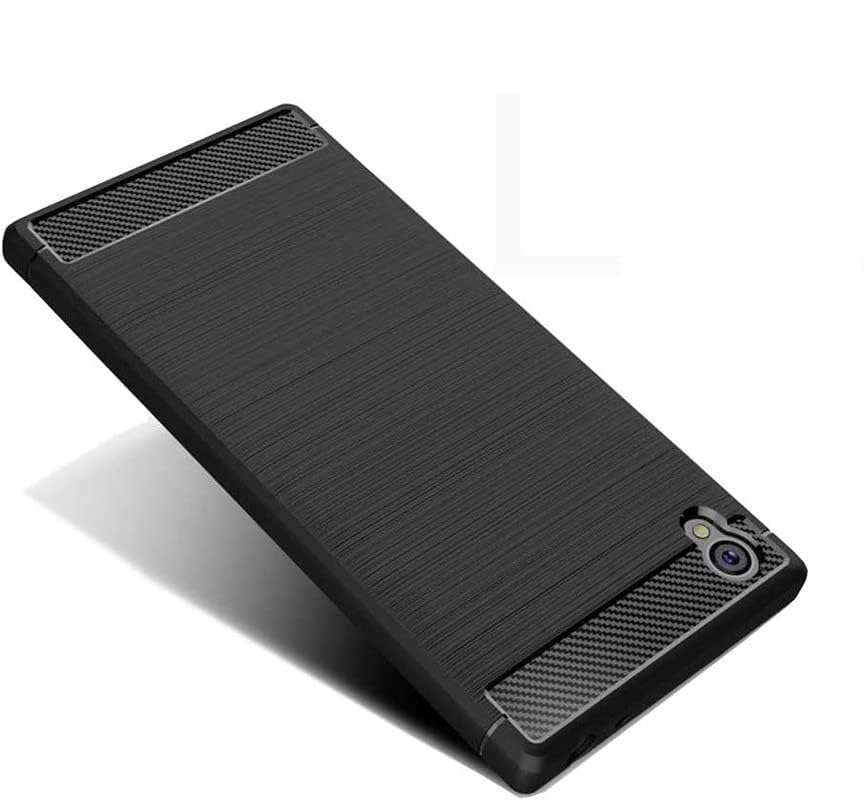 Image of Hybrid Carbon Fiber Back Case for Sony L1 (Black)