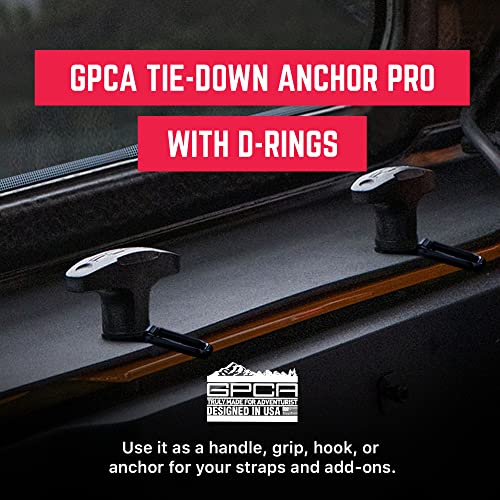 Quick-Release Tie Down Gp Anchor/T-Handle Bolts And D Ring Set, Easy-To-Install Tie Down Anchor For Fast Hard Top Removal Lift, Heavy-Duty Tie Downs For Ford Bronco Models, Patented, 8 Packs - Gpca #TOP6