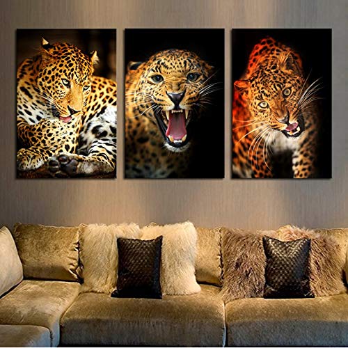 Peinture Maison de Haute Qualité | Lot de 3 Toiles 50x70cm Décoration Salon