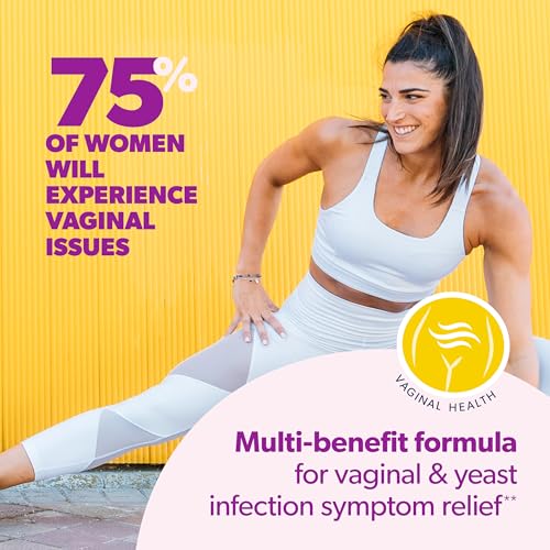 azo yeast plus dual relief homeopathic medicine  yeast infection symptom relief itching amp burning  vaginal symptom relief occasional odor amp discharge  1 most trusted brand  2 pack 60ctx2