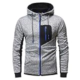 2.Ob mit Jeans, Chino oder Jogginghose,dieses Kapuzenshirt ist ein unverzichtbares und immer gut kombinierbares Basic für deinen Kleiderschrank!Sportlich Aktiv: Der Kapuzenpulli trägt sich gut zum Training zusammen mit einer Jogginghose, aber auch kombiniert mit Shorts ist der lässige Freizeit-Look perfekt.Dank der hochwertigen Materialqualität aus ist der super bequem und besonders angenehm zu tragen.Dieses Sweatshirt macht bequeme,stilsichere und legere Looks zum Klacks.