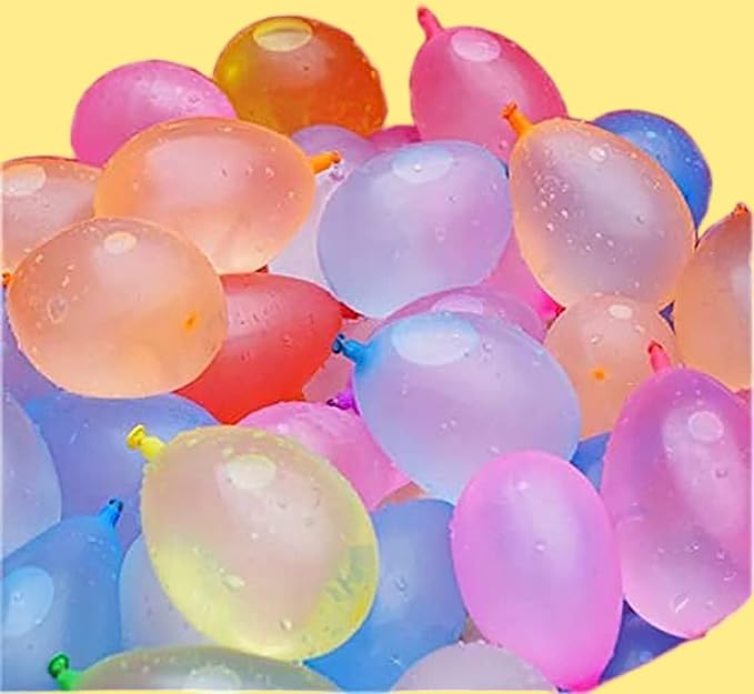 Modern colourful Water Balloons for Kids | Self Sealing Balloons in 3 Filling Bunch Pack For Girls & Boys | Splash Fight Bloonies For Summer Beach Pool Balloon Bombs For Birthday Party (111 Pcs)