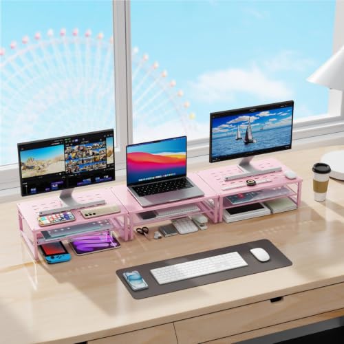 Image of gianotter 2-Tier Metal Monitor Stand Riser