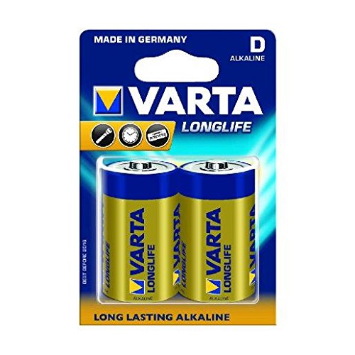 VARTA Lot de 12 Blisters de 2 Piles Longlife Extra 4120 Mono D LR20