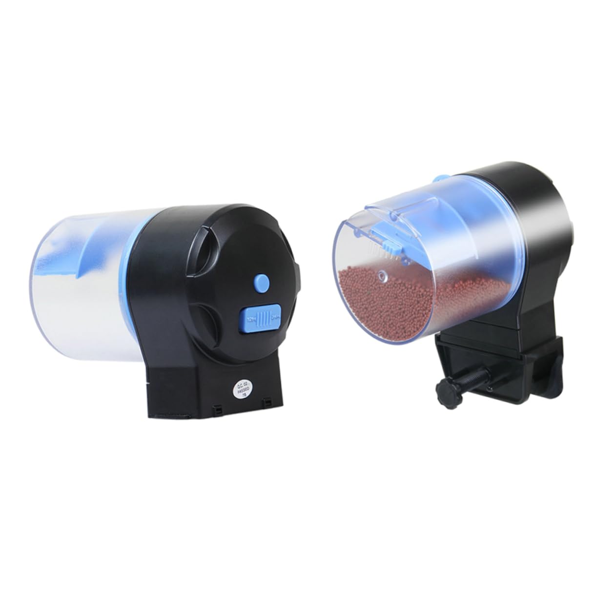 GANAZONO Automatic Fish Feeder Auto Fish Feeder Fish Food Feeder Aquarium Auto Feeder Blue