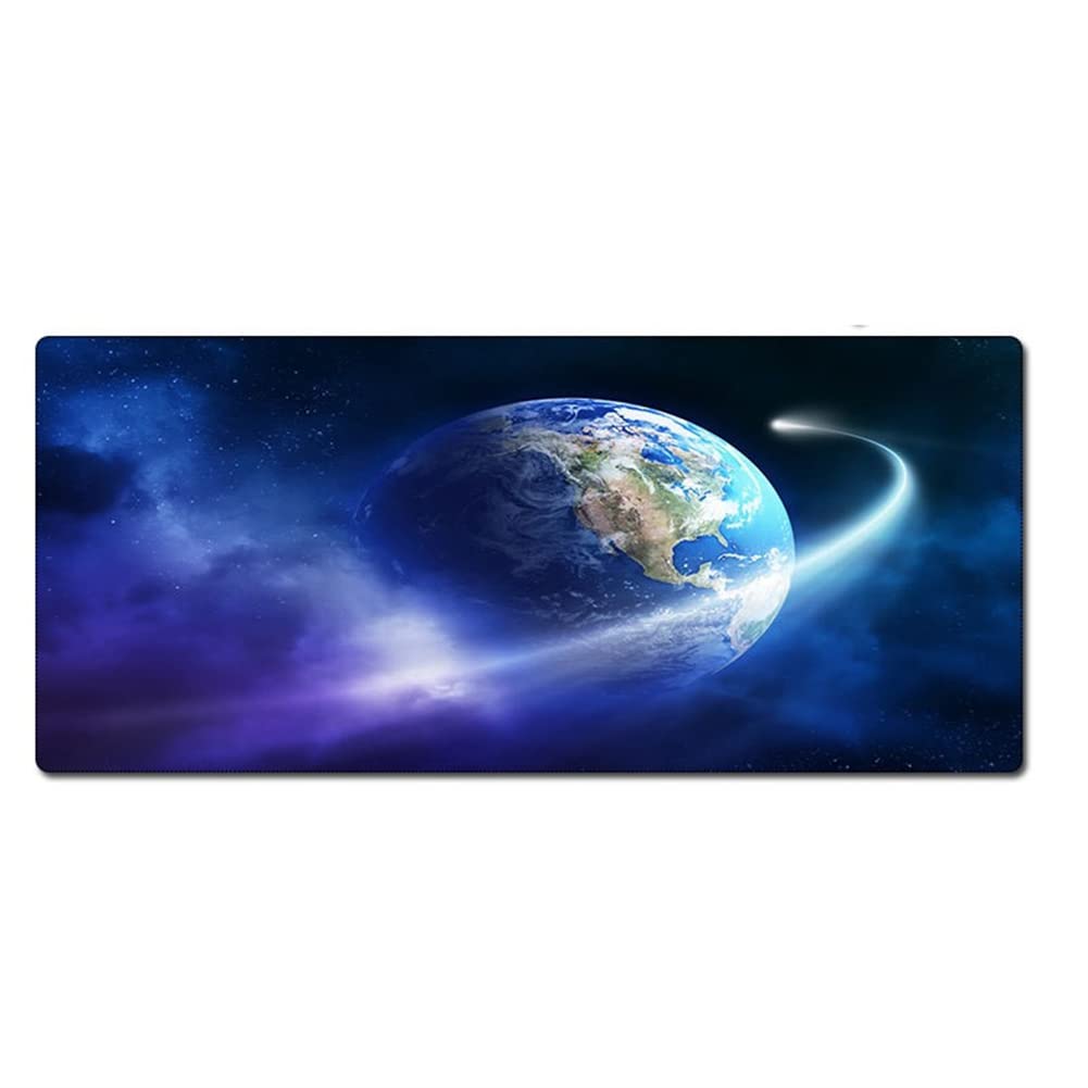 Morian Gaming Mouse Pad 400 * 900 * 3mm Dreamy Starry Sky Non-Slip & Waterproof Computer Mousepad with Stitched Edges for Gaming, Office & Home (G-628)