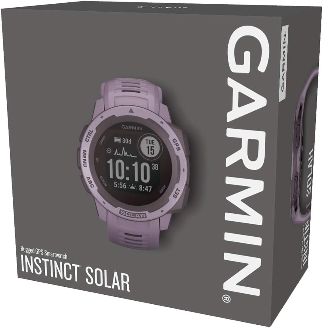 GARMIN INSTINCT SOLAR GPS WATCH ORCHID WW