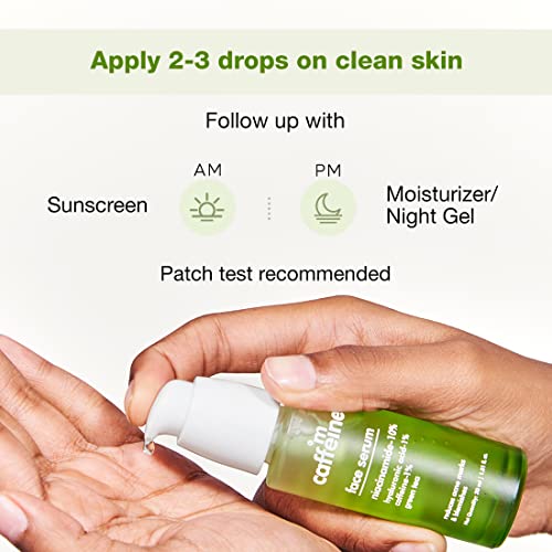 mCaffeine 10% Niacinamide Face Serum for Acne Prone Skin & Oily Skin | With Goodness of Hyaluronic Acid & Green Tea | For Men & Women | Ideal For... - Image 7