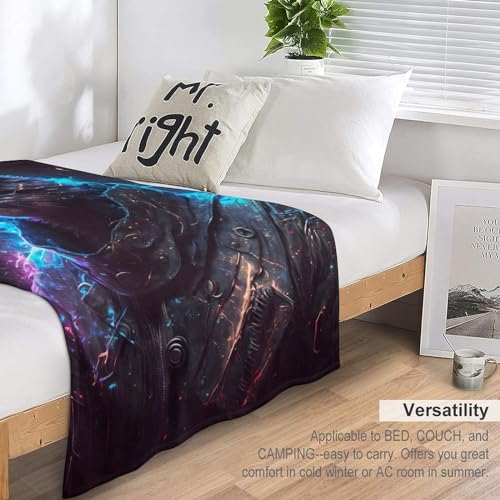 Couverture en chat 3D moelleuse pour éliminer les frissons sur canapé - 7