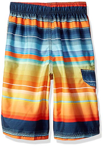 Image of Kanu Surf Boys' Toddler Troy Stripe Swim Trunks