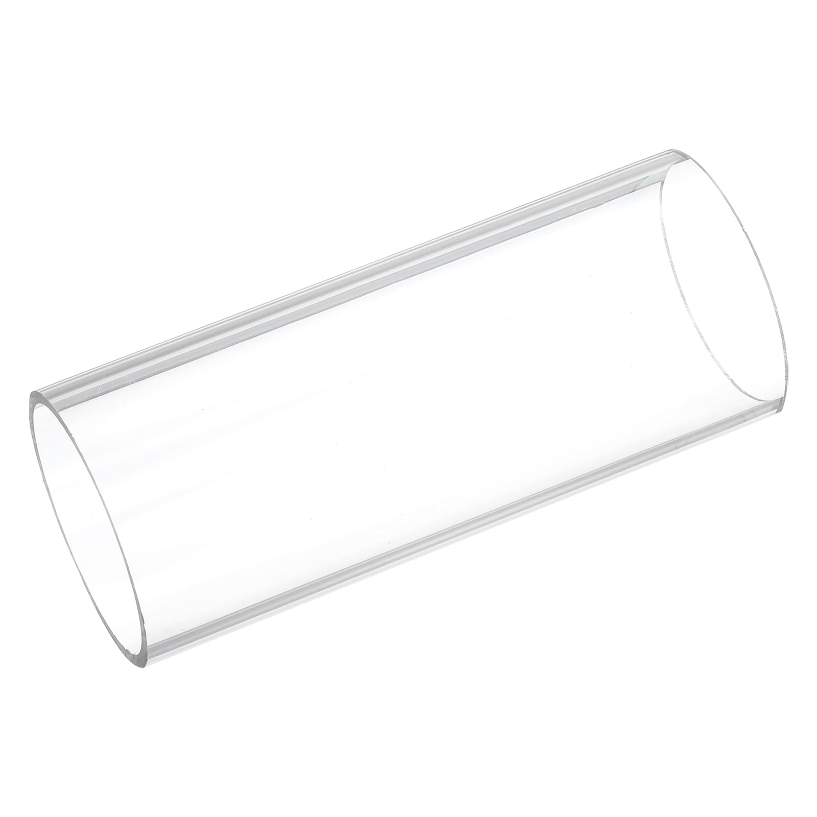 sourcing map Tuyau en plastique rigide en polycarbonate rond transparent 57 mm x 63 mm x 150 mm - Résistant aux impacts - Pour éclairage, modélisme, plomberie d'eau