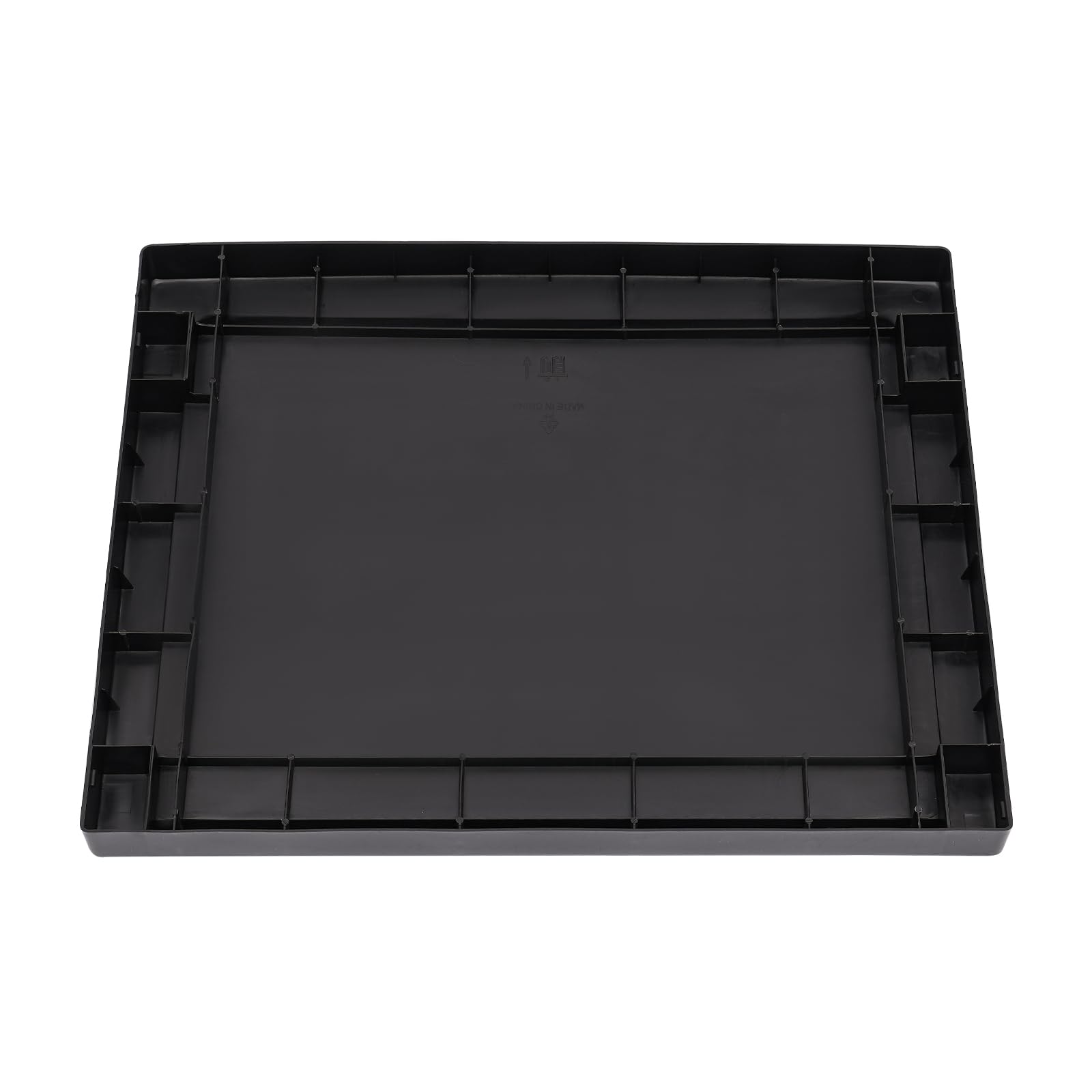Cassettiera in plastica con 5 cassetti, formato A4, 40 x 33 x 98 cm, materiale PP, organizer da ufficio, mobile da scrivania (nero)