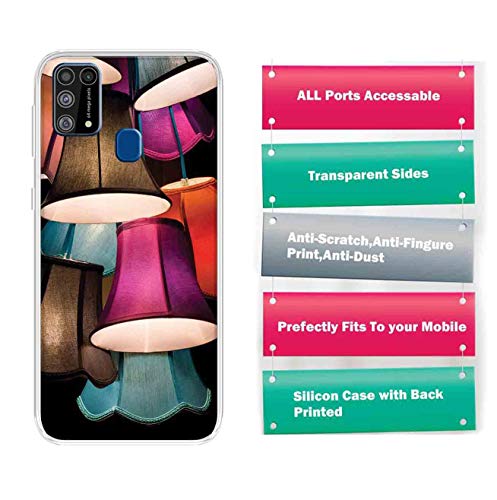 Image of Amazon Brand - Solimo Designer Multicolor Lamp Abstract Printed Soft Back Case Mobile Cover for Samsung Galaxy M31 / M31 Prime / F41