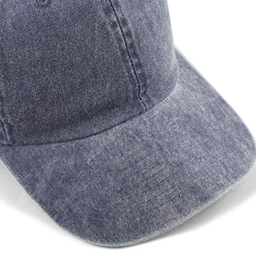Image of The Hat Depot 100% Cotton Pigment Dyed Low Profile Six Panel Cap Hat
