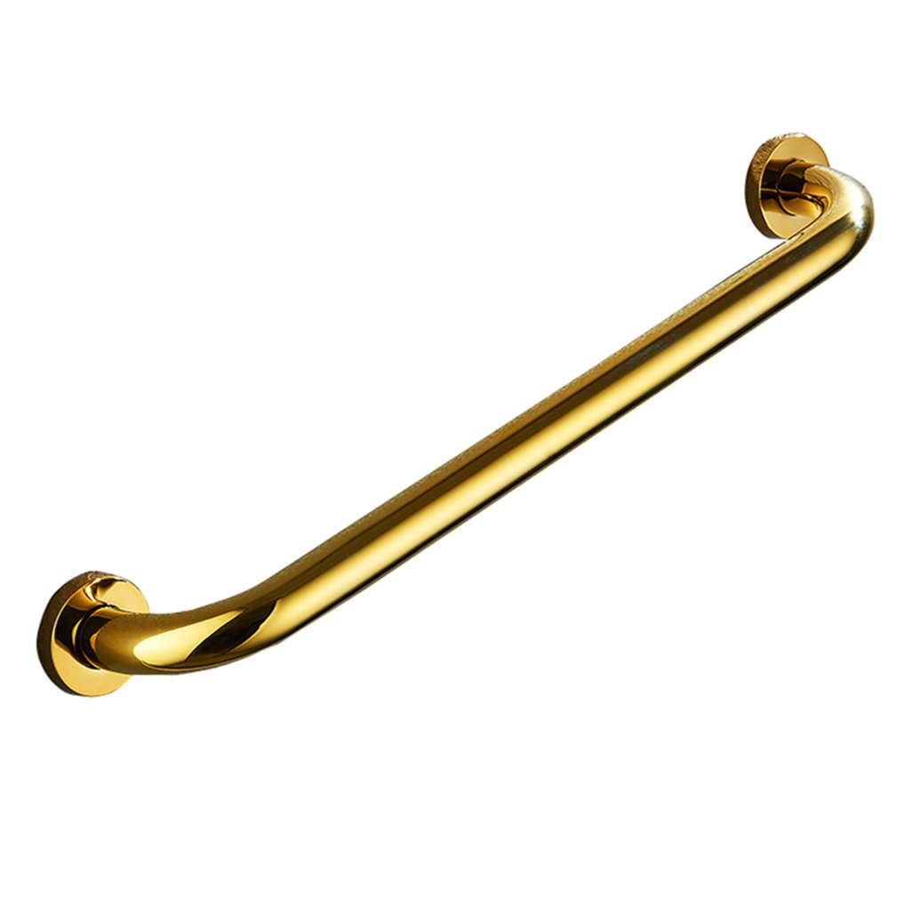 Fkxsxaz Shower Rails Grab Bar Brass Rails Safety Support Rail Elderly/Disabled Straight Handrails Aid Hold For Toilet/Shower Bathroom Non-Slip Shower/Bathroom,