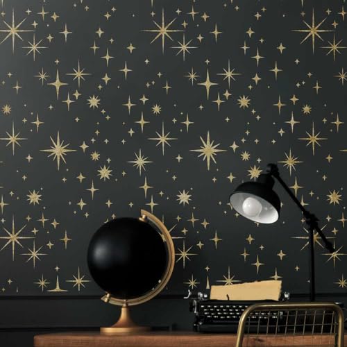 Night Stars Wall Stencils - Large Star Stencils for Painting