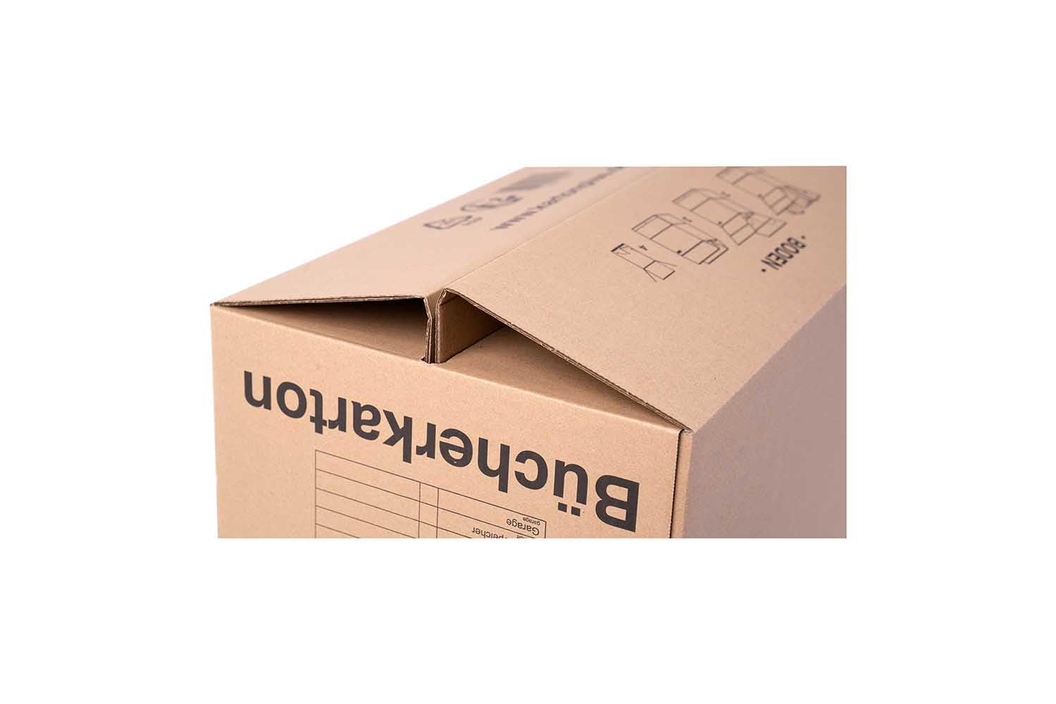 Bücherkarton Umzugskarton Aktenkarton 500 x 300 x 350 mm bis 40 kg Doppelwelle