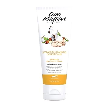 Hydrating Cleansing Cowash Conditioner for Curly Hair - Detangle, Frizz Free Shine & Co-wash with Shea Butter, Coconut & Marula For Wavy Kinky Coily Hair - Sulfate Free - 10 Fl Oz (3 Pack)