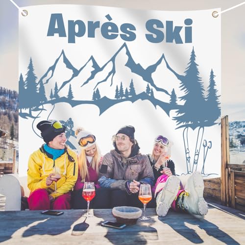Fondo fotográfico Apres Ski Party 59.84x50 pulgadas miniatura 6
