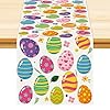 Nialnant easter egg table runnereaster decorations for table kitchen dinner table farmhouse 13 x 72 inch  urban country home decor