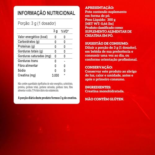 Integralmédica - Creatina Monohidratada 100% - 300g