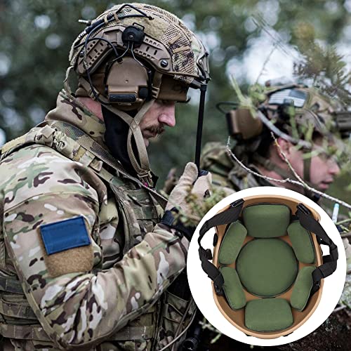 image for AOUTACC Universal Airsoft Helmet Pads 19PCS, Reuse Helmet Replacement 