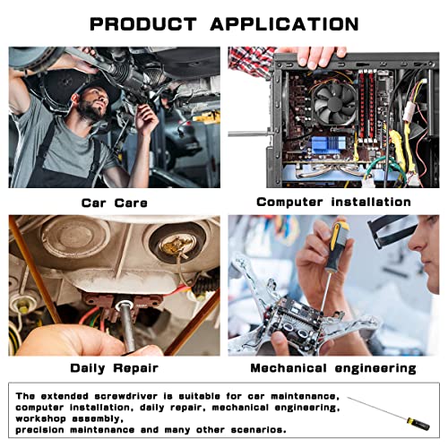 Anronch 1Pcs 15" Long Screwdriver Set, Long Phillips Screwdriver High Strength Magnetic Screwdriver #TOP3