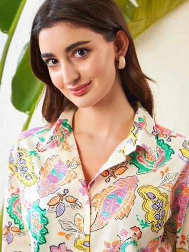 Ensemble kurta imprimé résistant aux plis pour un style sans effort