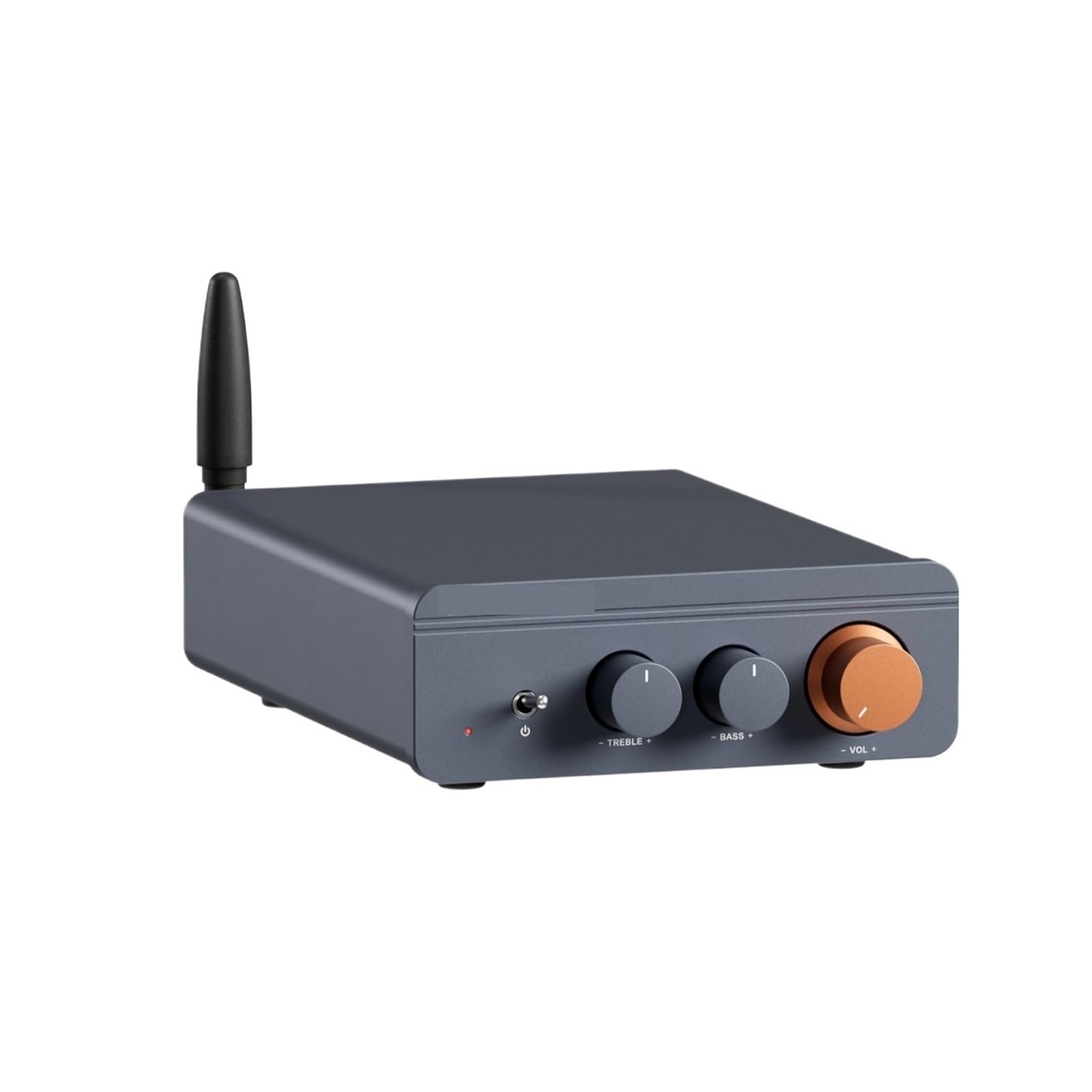 Bluetooth Sound Power Amplifier 300W x2 Mini HiFi Stereo Class D Amp Bass Treble for Home Theater(48v)