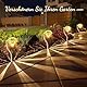 Anordsem Solarlampen für Außen Gartendeko Wetterfest: Balkon Deko für Draußen LED Diamant Solarleuchten - Warmes Licht Beleuchtung Solar lights Aussen - Garten Deko Gift für Frau Women
