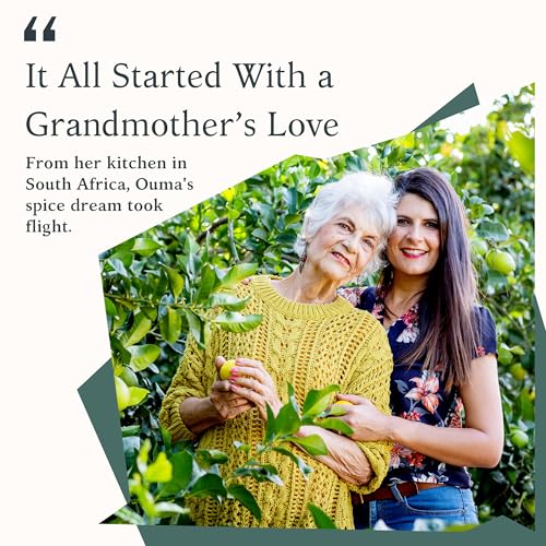 Funky Ouma Chilli Salt 90g – Afrikanisches Chilisalz mit Meersalz & Chili – 100% natürlich, vegan, glutenfrei – Würziges BBQ- & Küchengewürz für Fleisch, Gemüse, Pizza, Guacamole & Cocktails