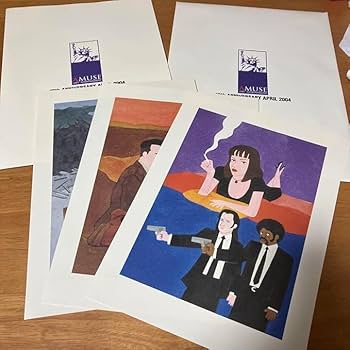 Amazon.co.jp: 和田誠 リトグラフ パルプフィクション : ホーム