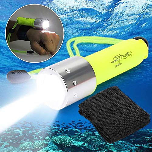 Preisvergleich Produktbild PowerBH Portable 6000 Lumen Tauchen Taschenlampe Unterwasser 50 Meter Taschenlampe Wiederaufladbare Led Licht Tauchen Sicherheit Taschenlampe