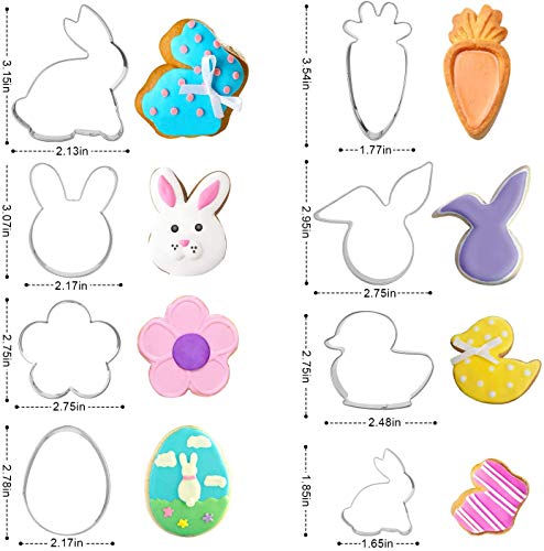 image for Hoepaid Easter Cookie Cutters DIY Baking Decor Pastry Modelling Tools 