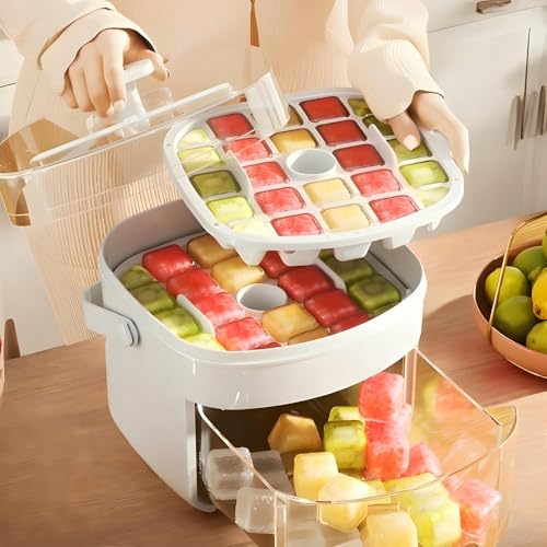 Machine à glaçons anti odeur double couche pour libérer la glace net - 8