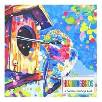 Hummingbirds - Reverse Coloring Book: Relax and Enjoy tracing beautiful illustrations. Reverse Coloring For Beginners. B0D4JD8KYZ Book Cover
