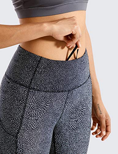 CRZ YOGA Leggings de treino para mulheres nuas de 25 polegadas - calças de ioga de cintura alta com