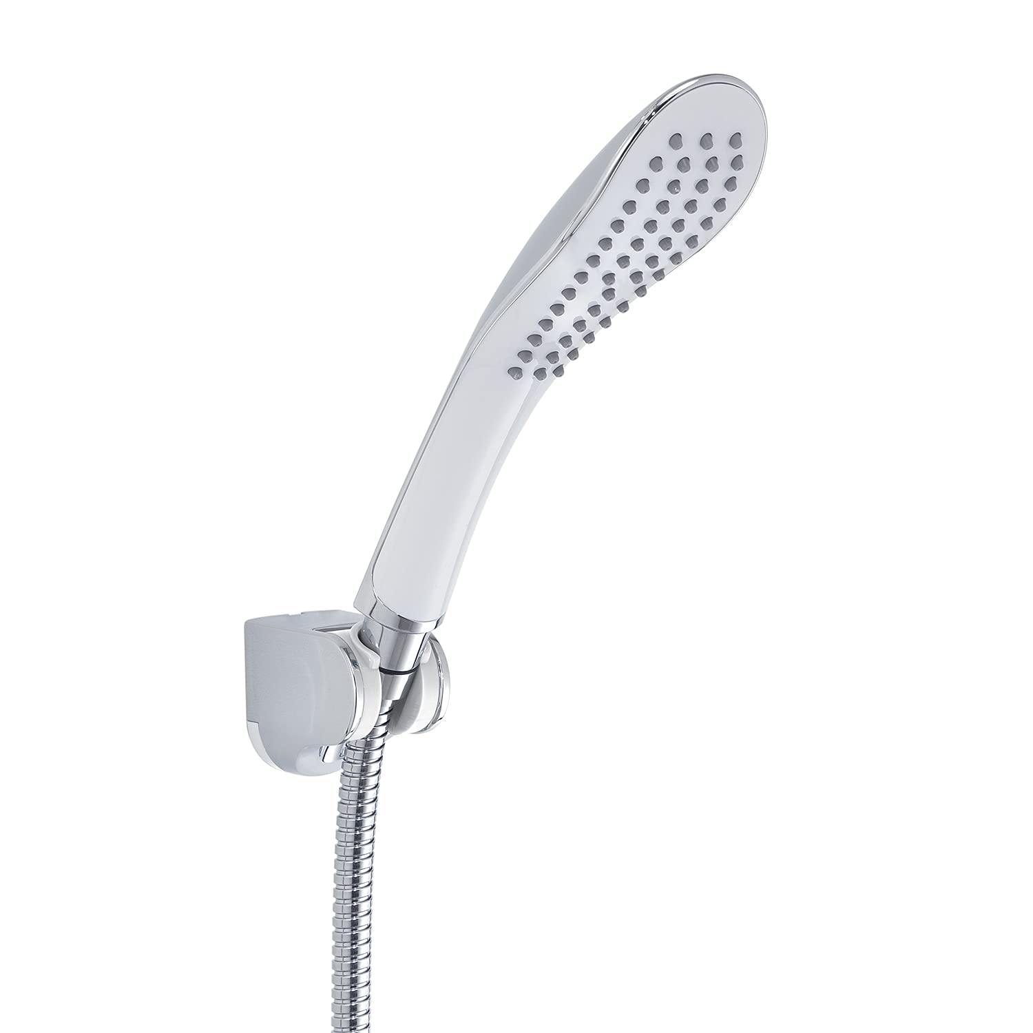 Pommeau de douche universel design italien chrome noir flexible 150 cm Gedy Unica