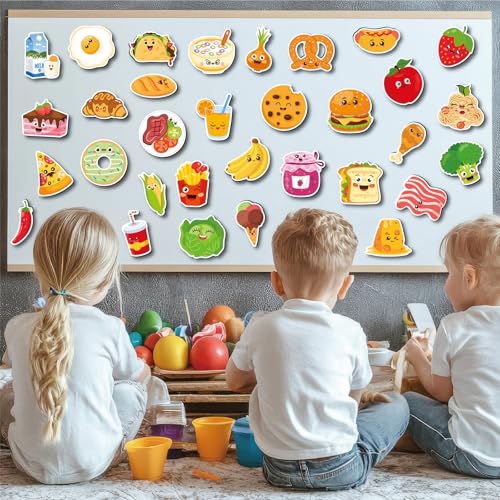 Set de 48 imanes decorativos para refrigerador miniatura 4