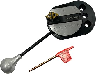 Assorts Ball Turning Attachment for 7x14 & 7x16 Mini Lathes | Precision Tool Turns Concave & Convex Metal Balls | Optional Box & Spare Carbide Inserts | Ideal for Myford & Similar Mini Metal Lathes