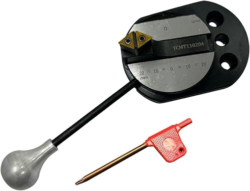 Accesorio de torneado de bolas para mini tornos de 7x14 y 7x16 - Gira bolas cóncavas y convexas - consin caja - Opción de insertos de carburo de