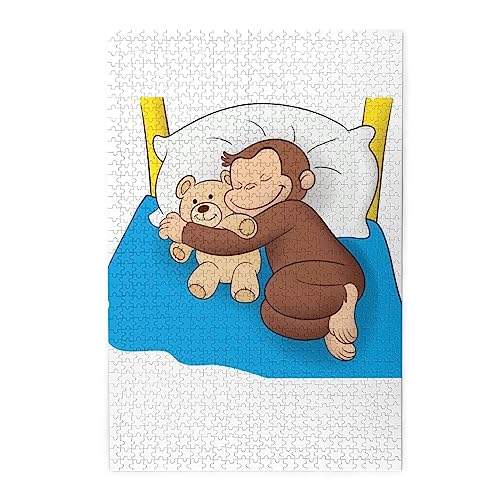 おさるのジョージ ジグソーパズル 1000ピース ギフト プレゼント 誕生日 お祝い (50x75cm)