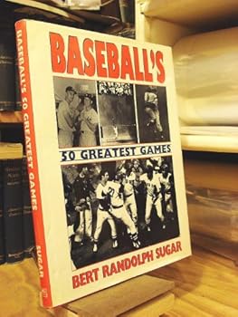 Hardcover Baseball's Fifty Greatest Games Book
