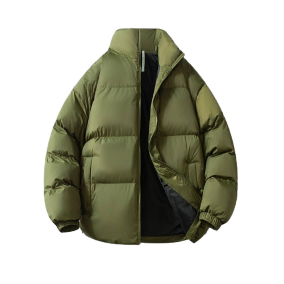 NITRY Men Long Sleeve Jacket Youth Travel Men Trend Outdoor Jacket Casual Fashion Men Warm Cotton Jacket Comfortable Classic Men All-Match Cold Jacket