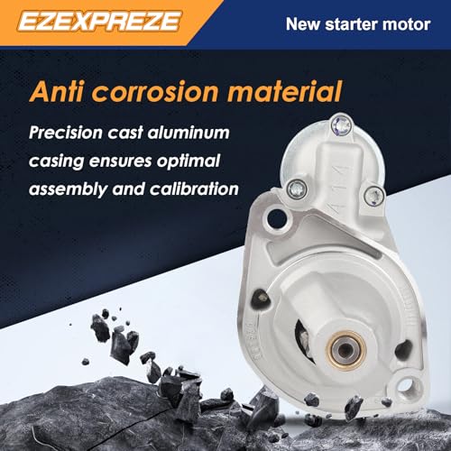 Image of Ezexpreze Starter Compatible with Mercedes Benz 10-11 E350 C350 C300 SLK350 SLK300 ML350 GLK350, 07-12 GL450 GL550 SL550, 07-09 CL550 CLK550, 09-11 R350 G550, 006-151-37-01 006-151-37-01-80 410-24322