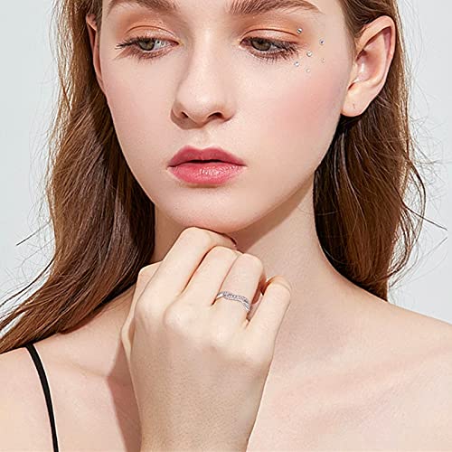 Bague infini argent anti-allergie avec message de confiance - 5