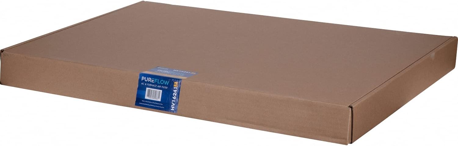 PUREFLOW Odor Control Home Air Filter MERV 13, 16x24x1 Furnace Filter, 4 Layer High Efficiency Filtration for Dust, Smoke, Fumes, Pollutants (Pack-of-2)