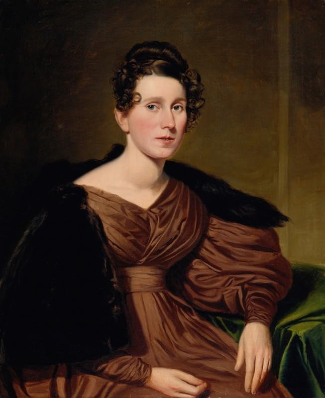 Portret kobiety (1836) plakat wydruk autorstwa Charlesa Loringa Elliotta (24 x 36)