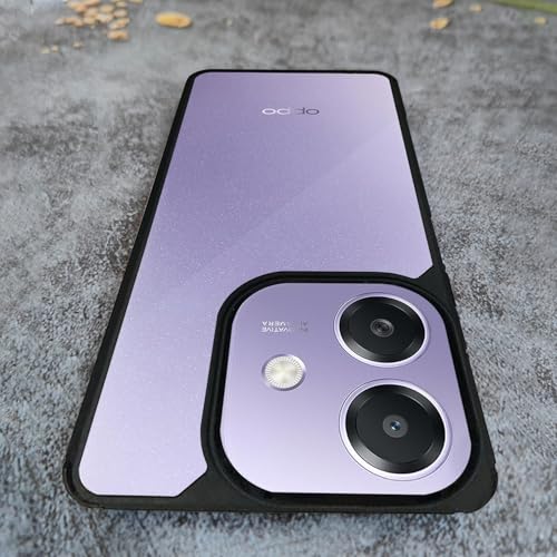 Image of AIBEX Crystal Clear Back Case Compatible with Oppo A3 5G / Oppo A3x 5G Back Cover Case | 360 Degree Protection | Shock Proof Design | Transparent Back Cover (PC & TPU)
